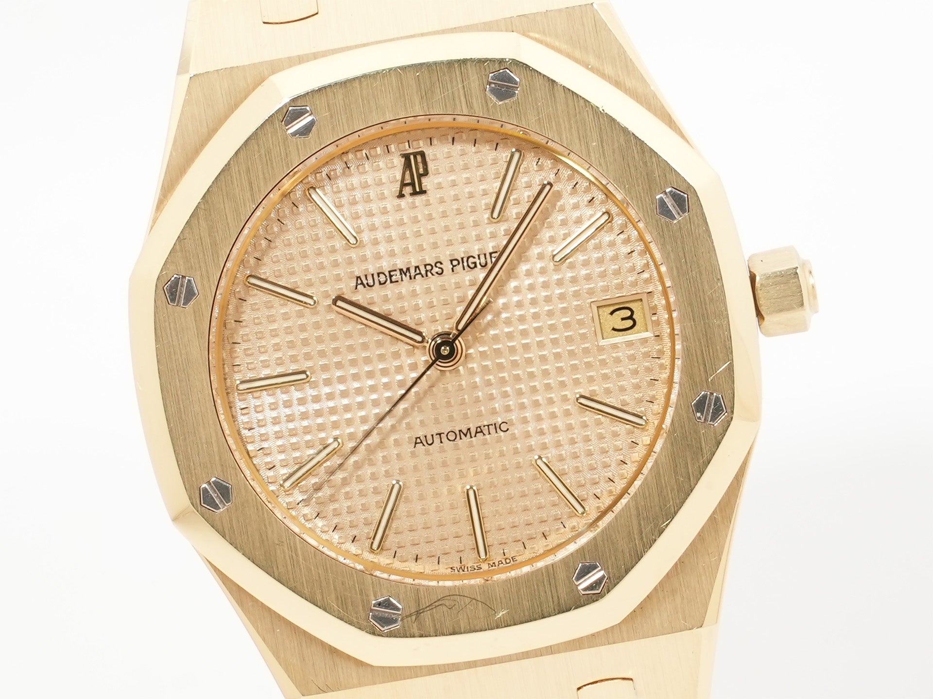 Audemars Piguet Royal Oak Ref. 14790BA.OO.0789BA.03 18KYG Champagne Dial Pre-owned qd32eszz
