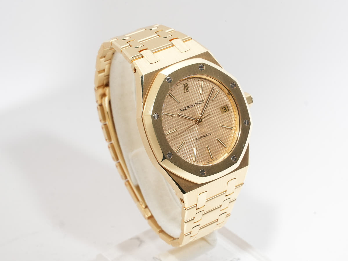 Audemars Piguet Royal Oak Ref. 14790BA.OO.0789BA.03 18KYG Champagne Dial Pre-owned qd32eszz