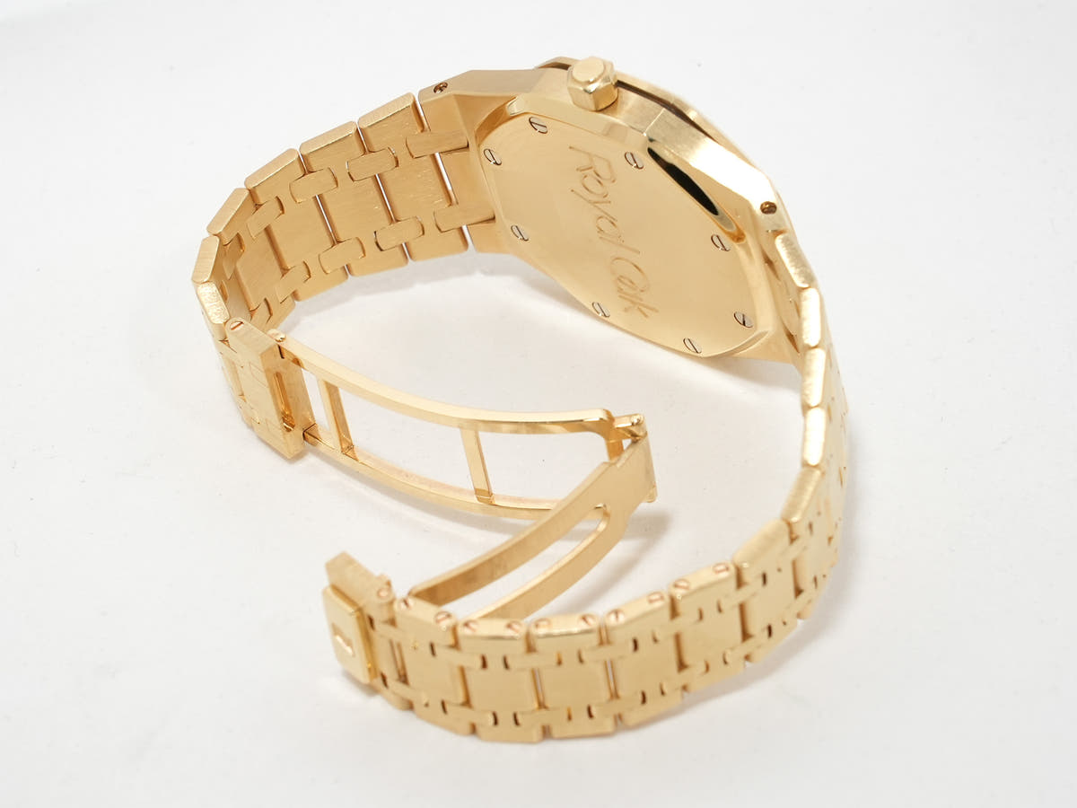 Audemars Piguet Royal Oak Ref. 14790BA.OO.0789BA.03 18KYG Champagne Dial Pre-owned qd32eszz