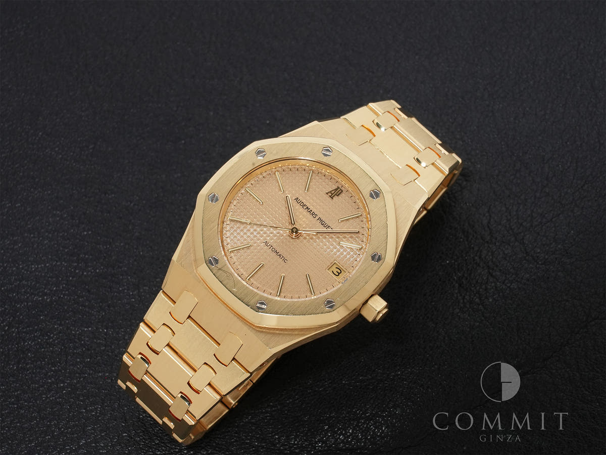 Audemars Piguet Royal Oak Ref. 14790BA.OO.0789BA.03 18KYG Champagne Dial Pre-owned qd32eszz