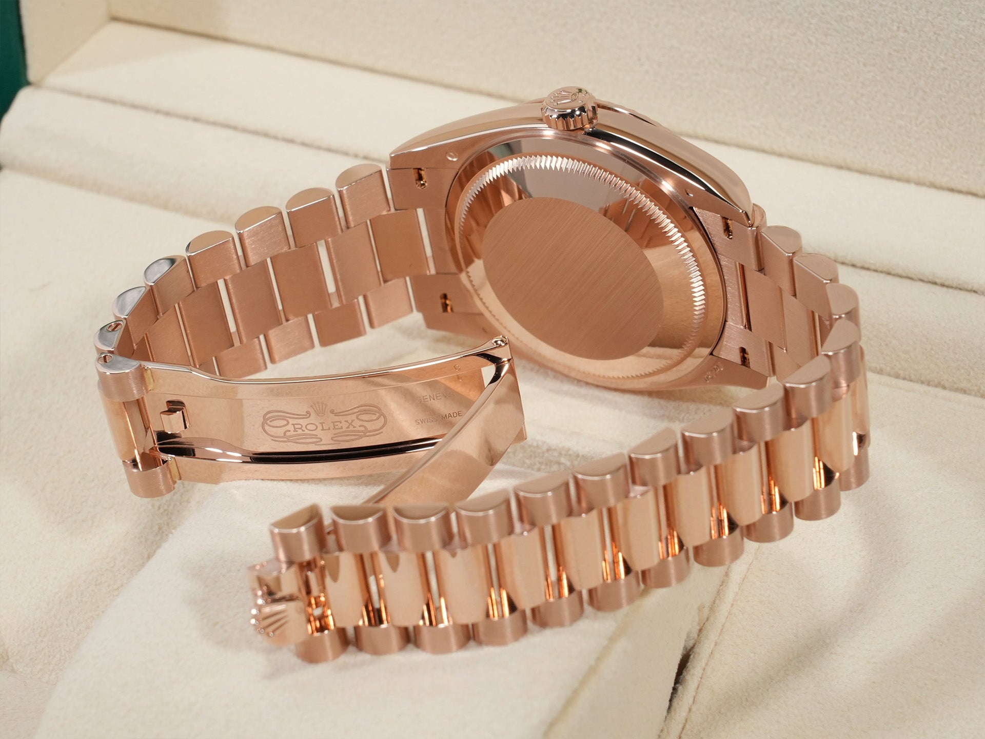 ゲンママ☺︎ Rolex Day-Date 36 watch: 18 ct Everose gold - m128345rbr-0068