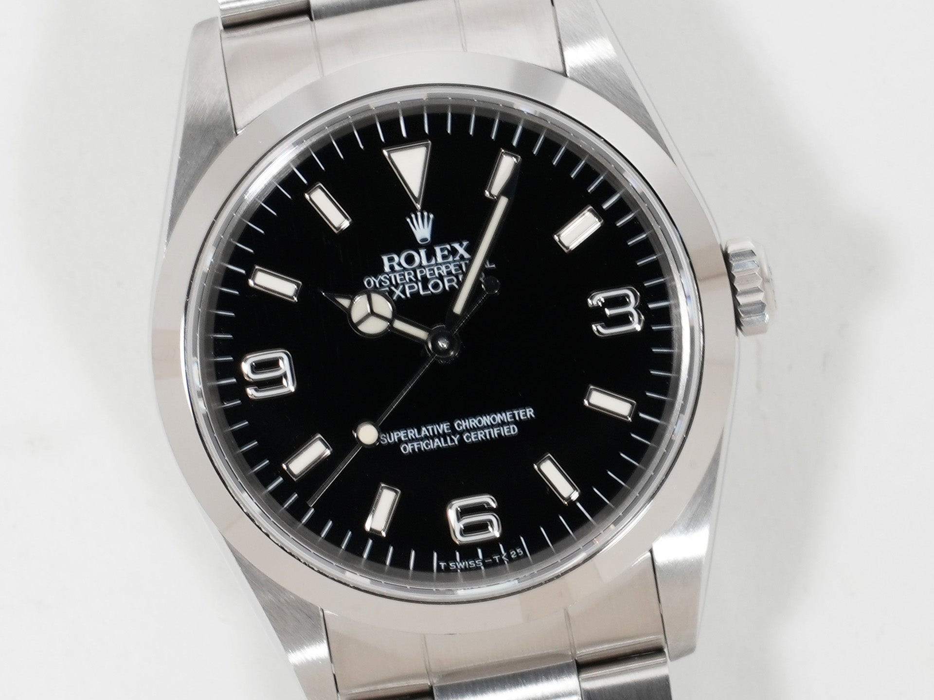 Rolex Explorer I Ref. 14270 Stainless Steel Black Dial Pre-owned t9u6x5xz