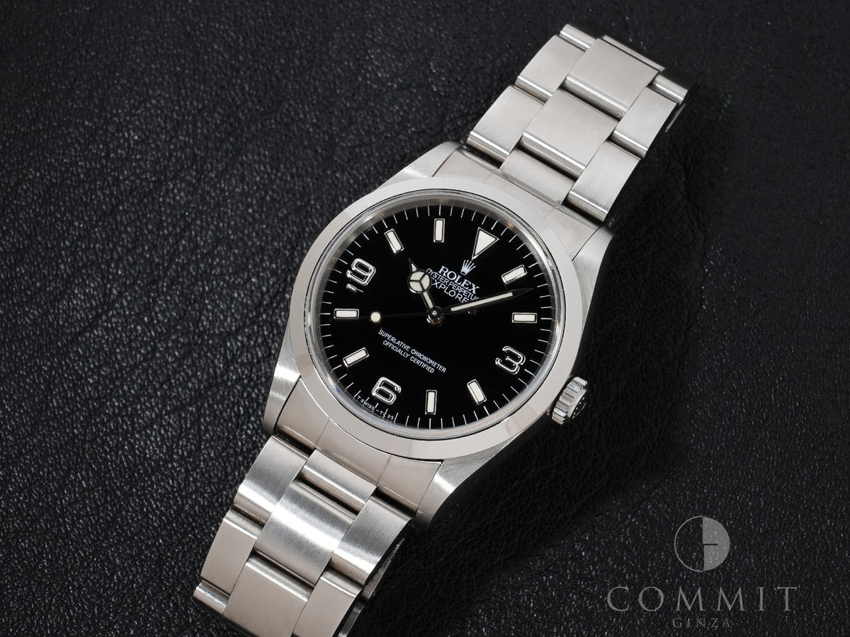 Rolex Explorer I Ref. 14270 Stainless Steel Black Dial Pre-owned t9u6x5xz