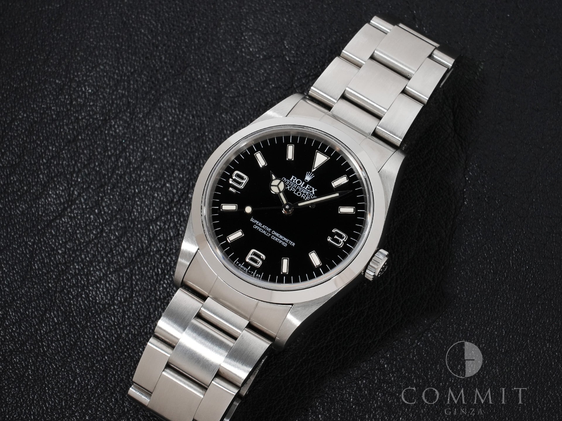 Rolex Explorer I Ref. 14270 Stainless Steel Black Dial Pre-owned t9u6x5xz