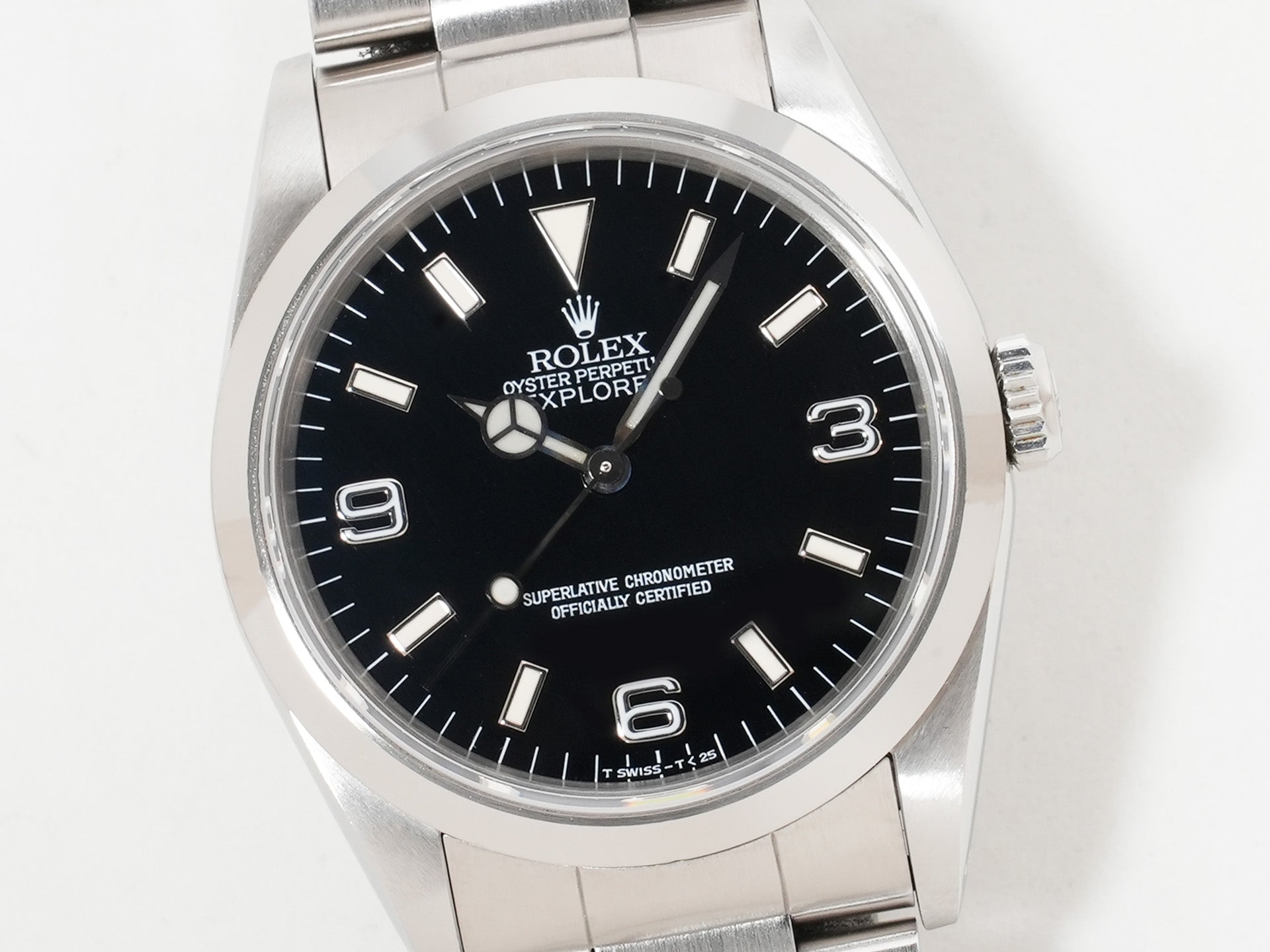 ロレックス エクスプローラーⅠ Ref.14270 SS ブラック文字盤 中古 trz6tgiy