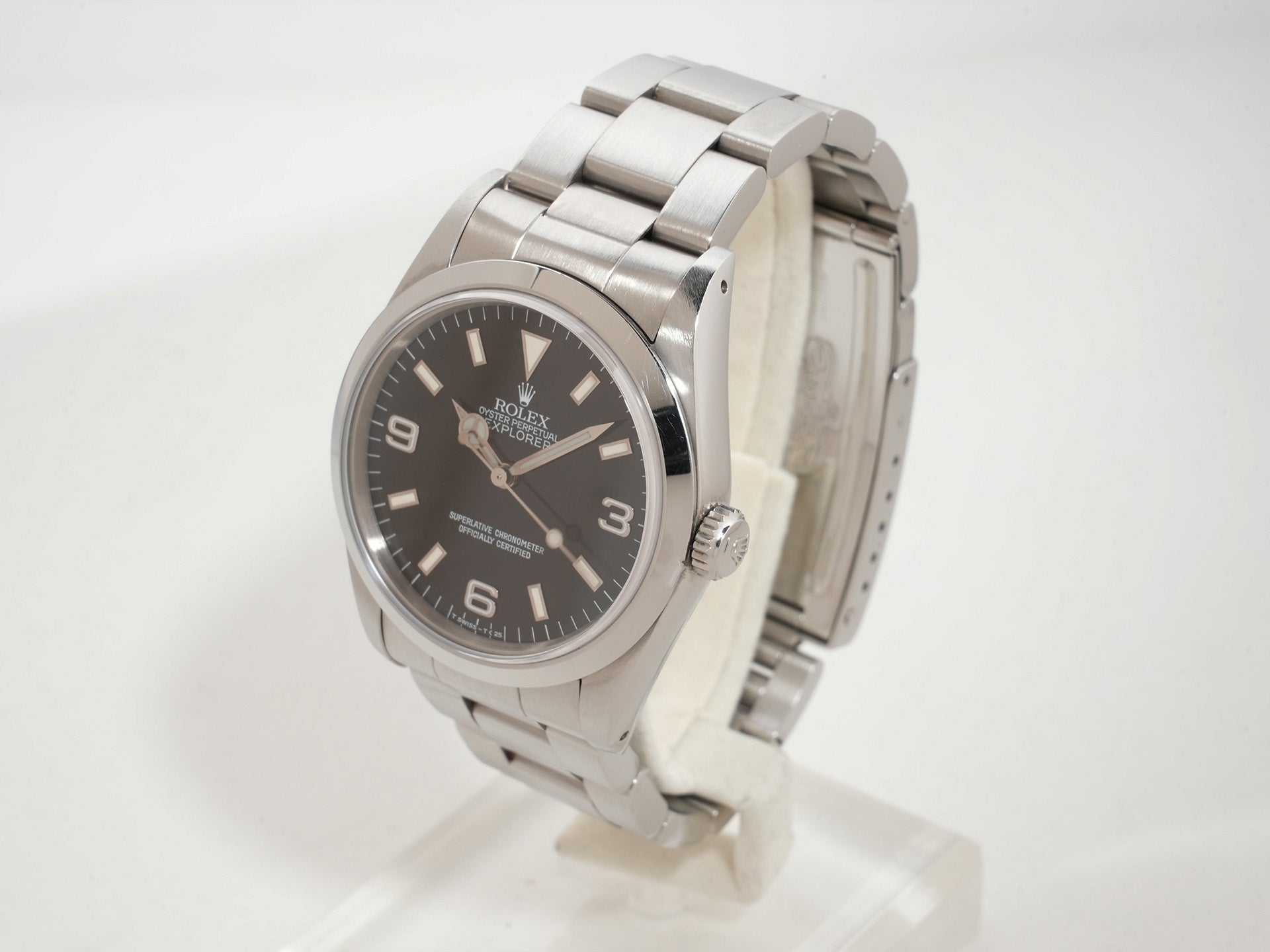 ロレックス エクスプローラーⅠ Ref.14270 SS ブラック文字盤 中古 trz6tgiy