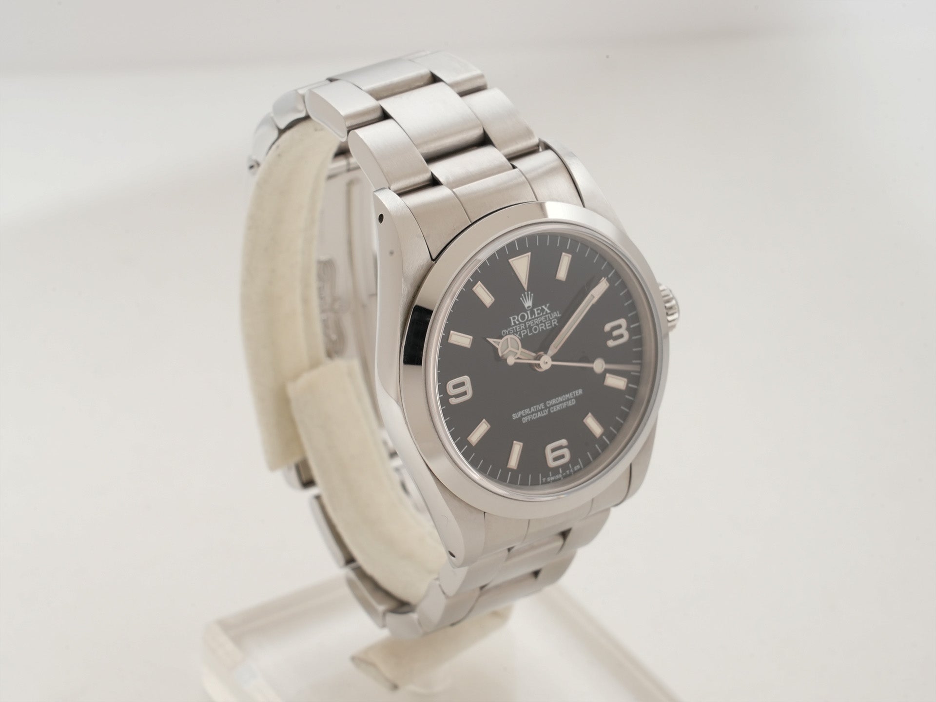 ロレックス エクスプローラーⅠ Ref.14270 SS ブラック文字盤 中古 trz6tgiy