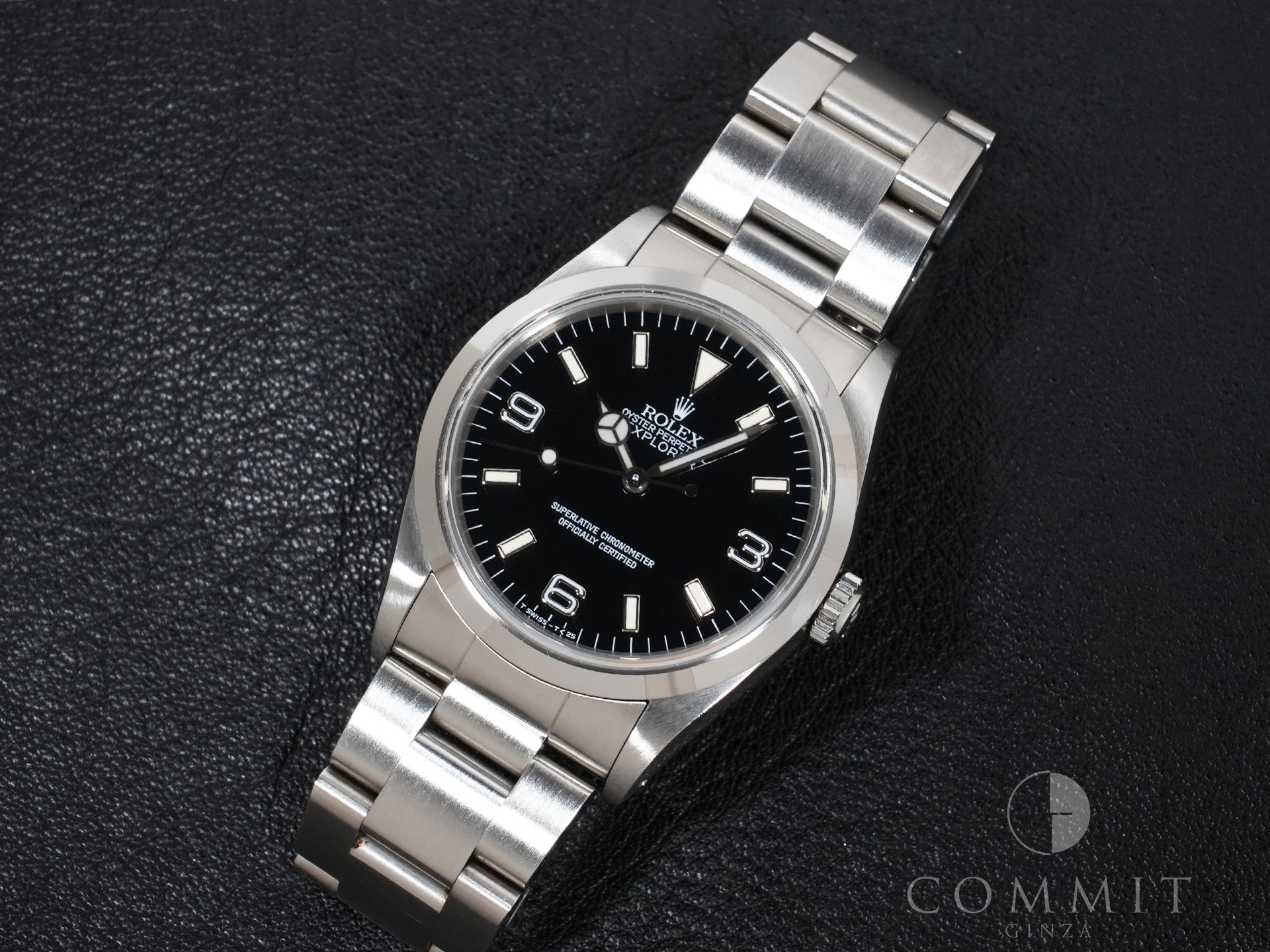 ロレックス エクスプローラーⅠ Ref.14270 SS ブラック文字盤 中古 trz6tgiy