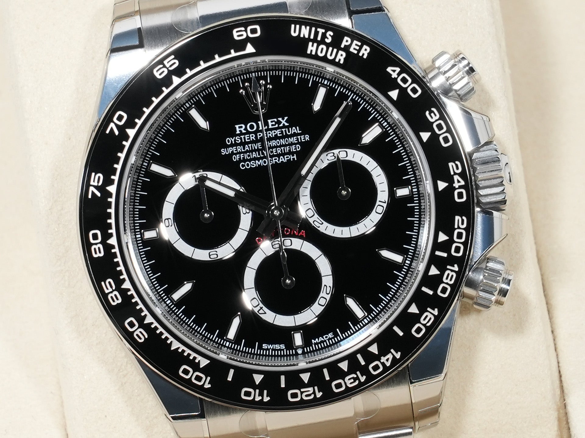 ロレックス デイトナ Ref.126500LN ステンレススチール ブラック文字盤