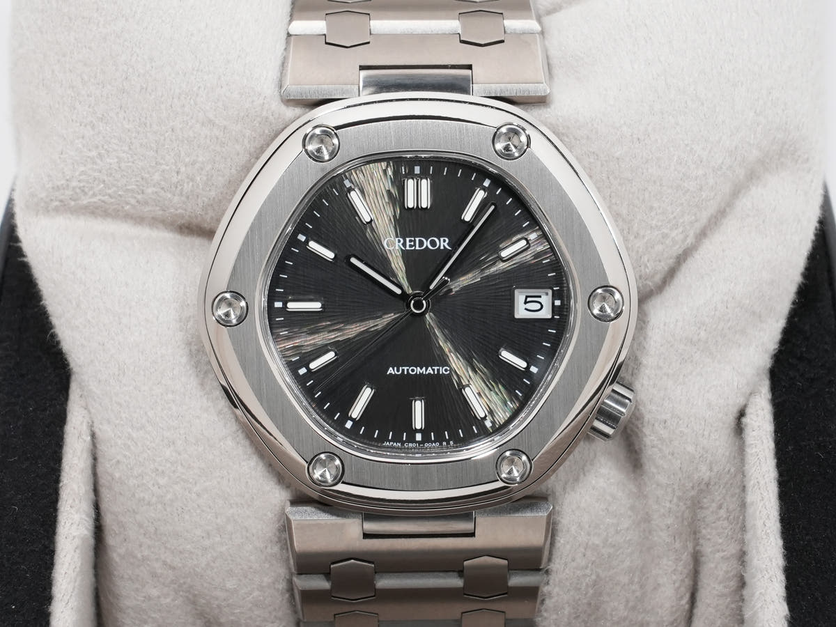 Seiko Credor Locomotive Ref.GCCR999 TI Black Dial Excellent Condition 3drxtj6k