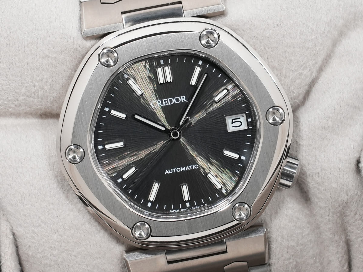 Seiko Credor Locomotive Ref.GCCR999 TI Black Dial Excellent Condition 3drxtj6k