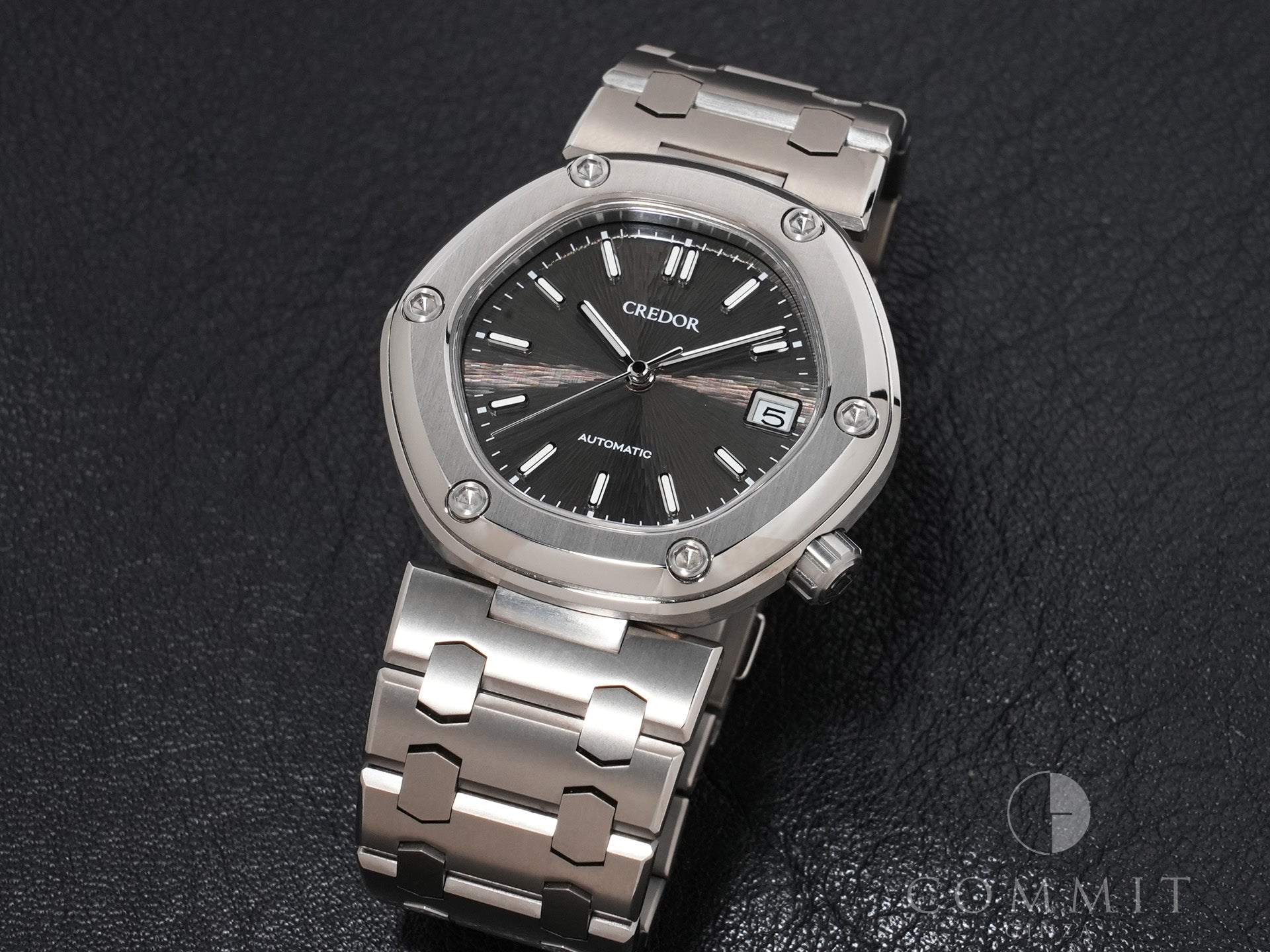 SEIKO CREDOR 腕時計 Seiko Credor Locomotive GCCR999 Black 3drxtj6k Excellent