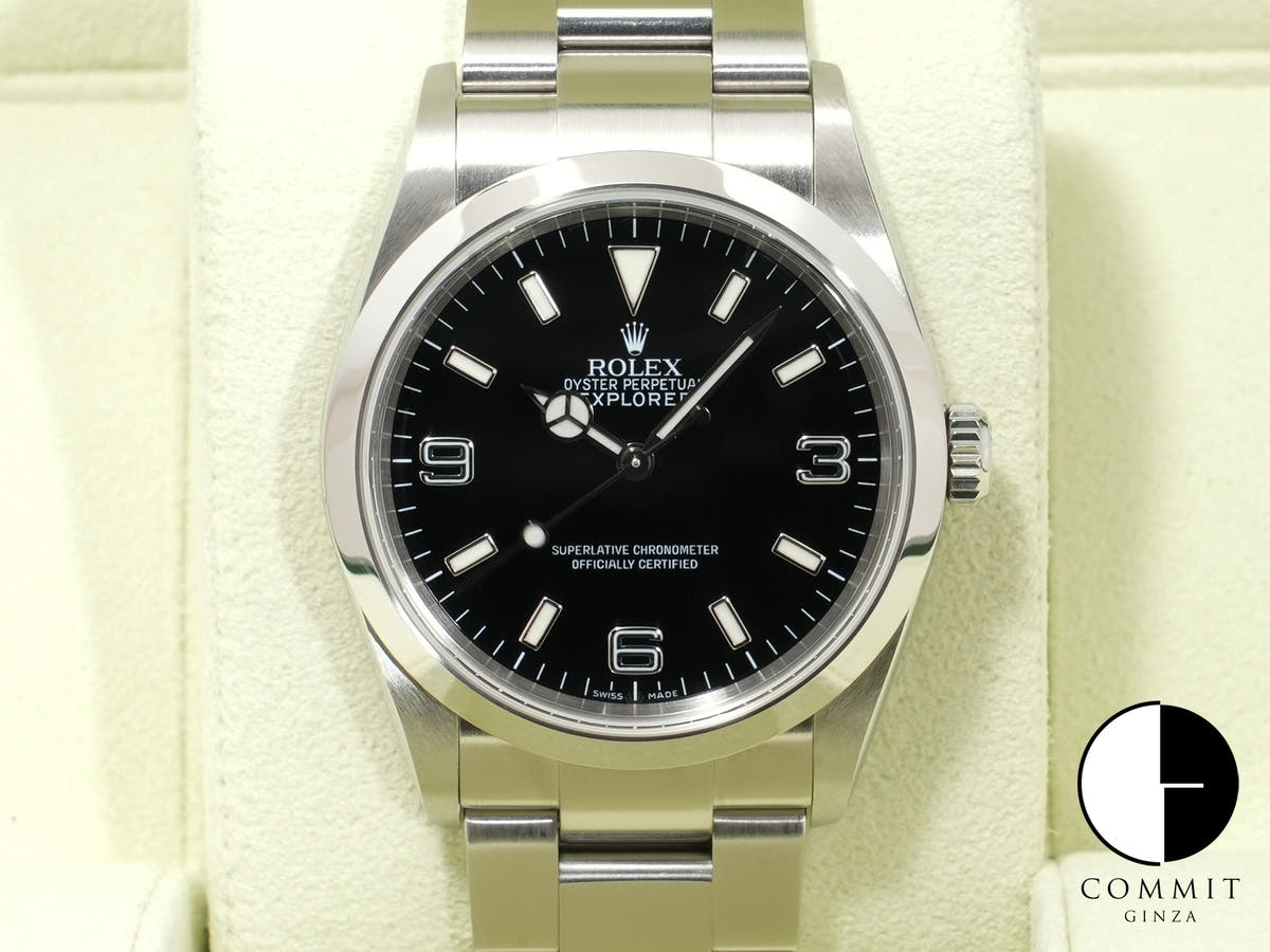 ロレックス エクスプローラーI Ref.114270 SS ブラック文字盤 中古 v7x7pm33
