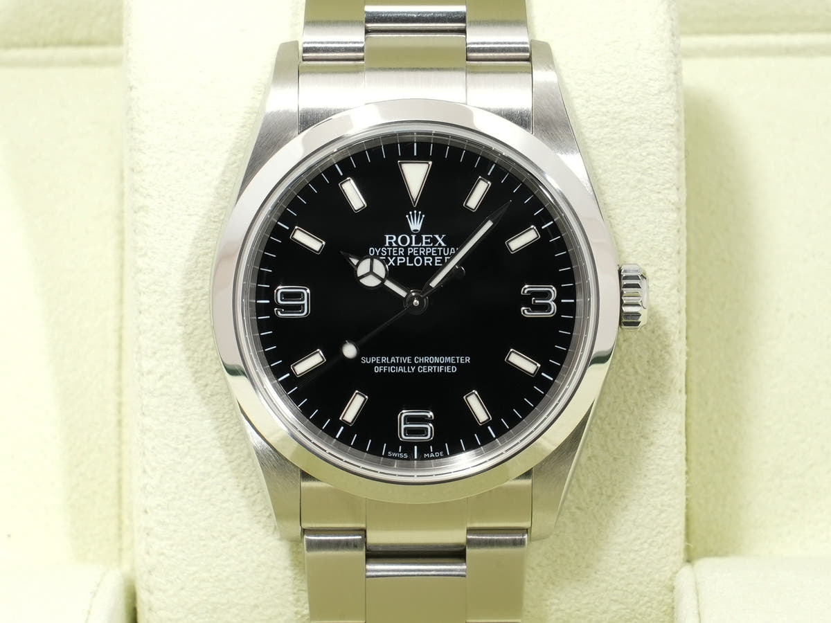 ロレックス エクスプローラーI Ref.114270 SS ブラック文字盤 中古 v7x7pm33