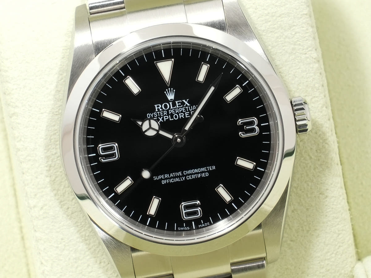 ロレックス エクスプローラーI Ref.114270 SS ブラック文字盤 中古 v7x7pm33