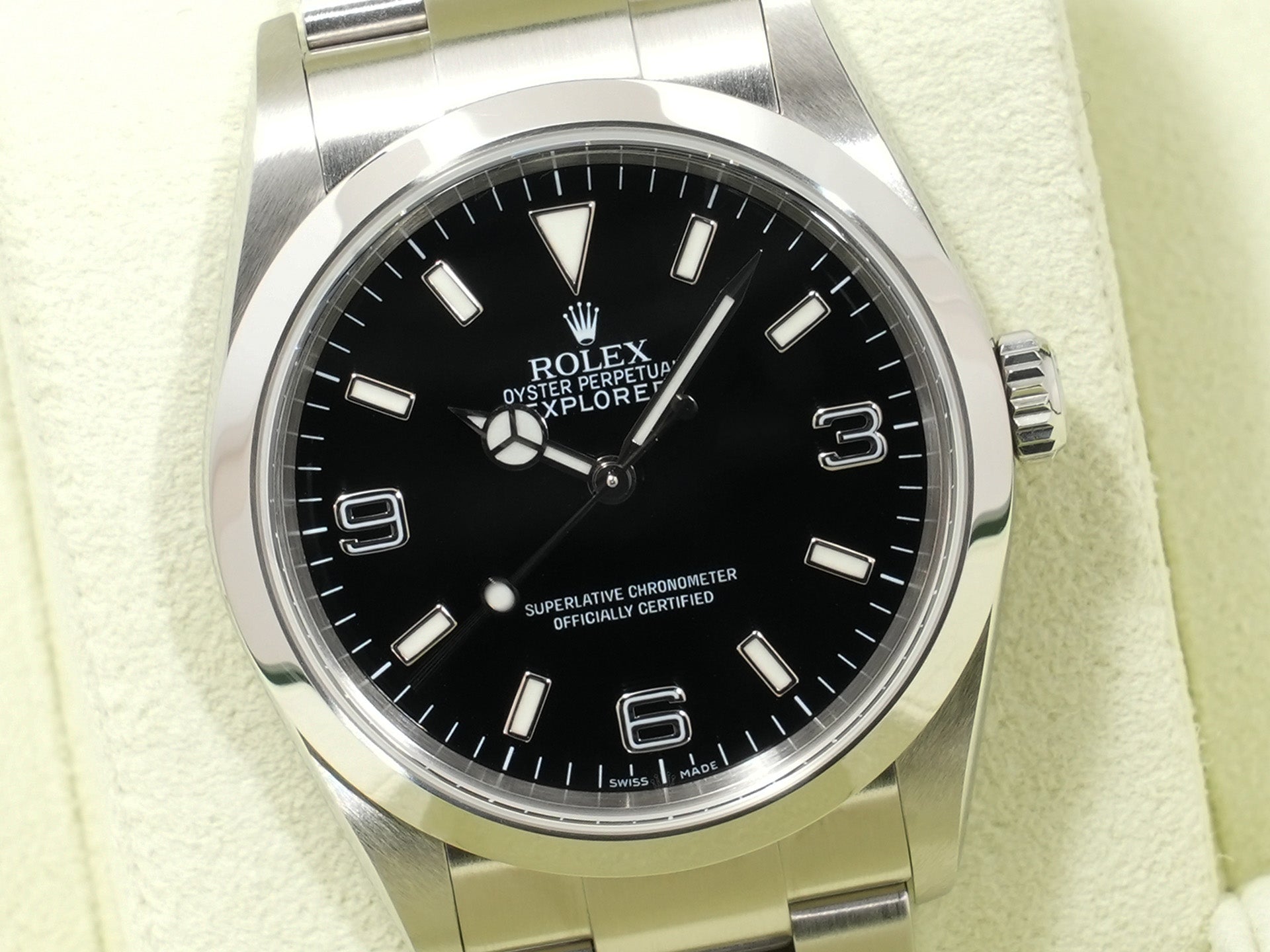 ロレックス エクスプローラーI Ref.114270 SS ブラック文字盤 中古 v7x7pm33