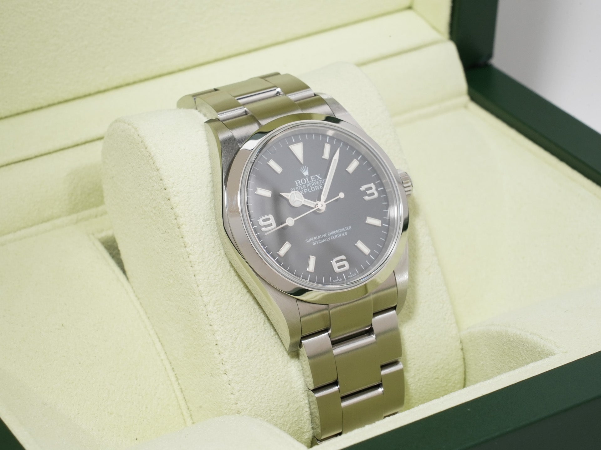 ロレックス エクスプローラーI Ref.114270 SS ブラック文字盤 中古 v7x7pm33