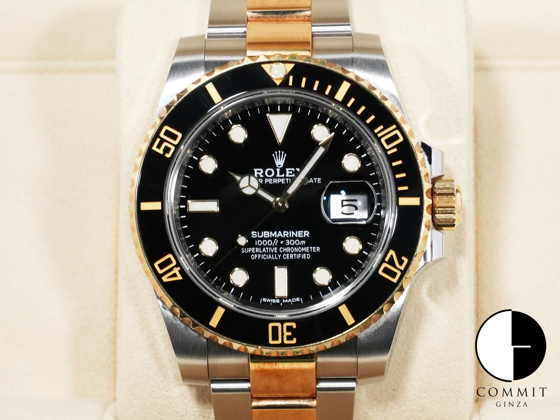 ロレックス サブマリーナー デイト Ref.116613LN SS/YG ブラック文字盤 中古 uaoo6the