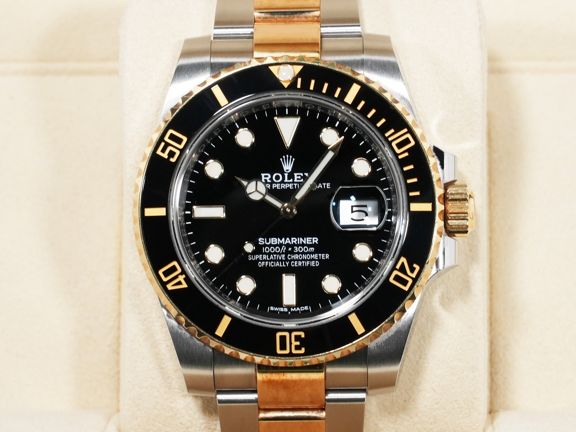 ロレックス サブマリーナー デイト Ref.116613LN SS/YG ブラック文字盤 中古 uaoo6the