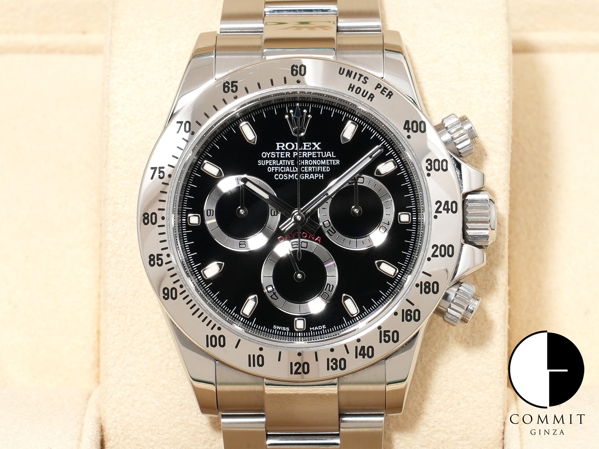 ロレックス デイトナ Ref.116520 SS ブラック文字盤 中古 akkktudi