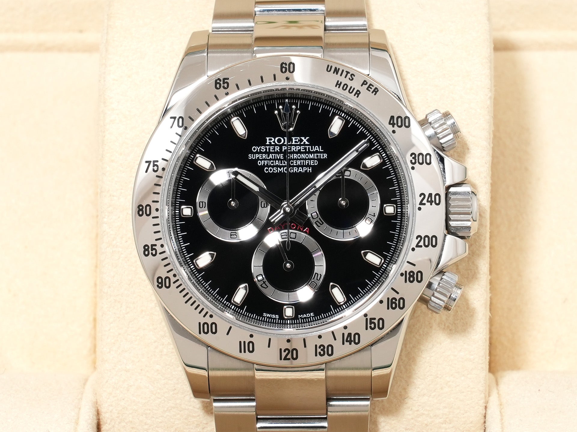 ロレックス デイトナ Ref.116520 SS ブラック文字盤 中古 akkktudi