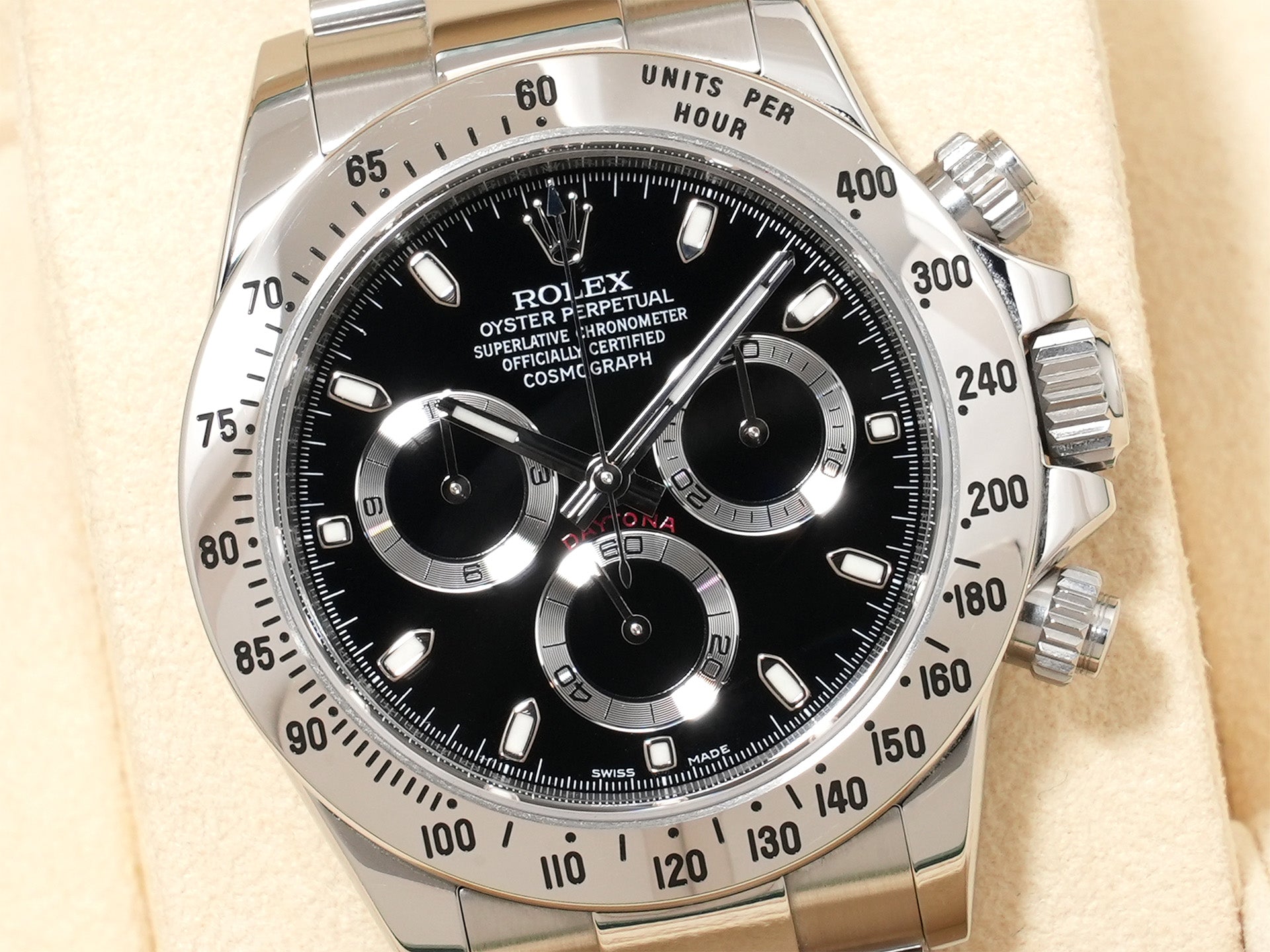 ロレックス デイトナ Ref.116520 SS ブラック文字盤 中古 akkktudi