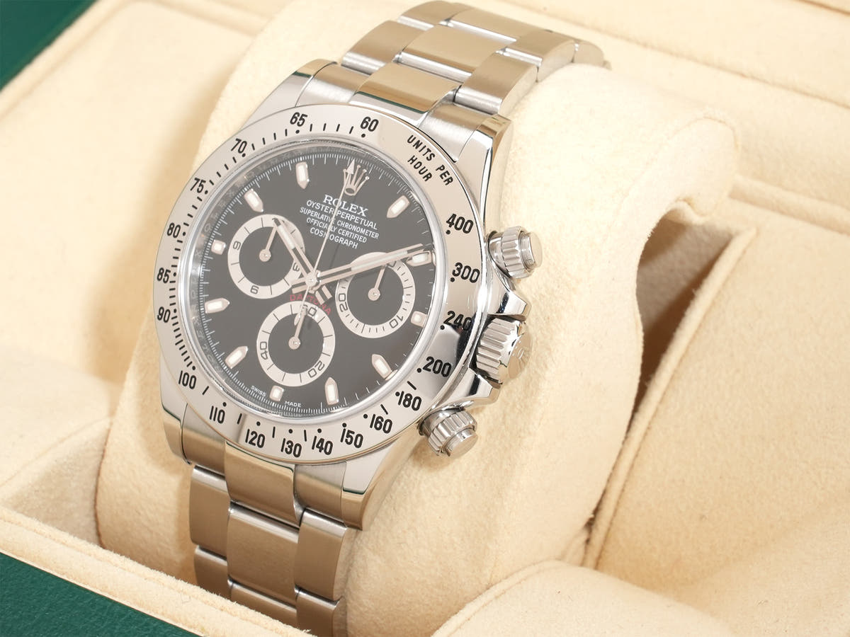 ロレックス デイトナ Ref.116520 SS ブラック文字盤 中古 akkktudi