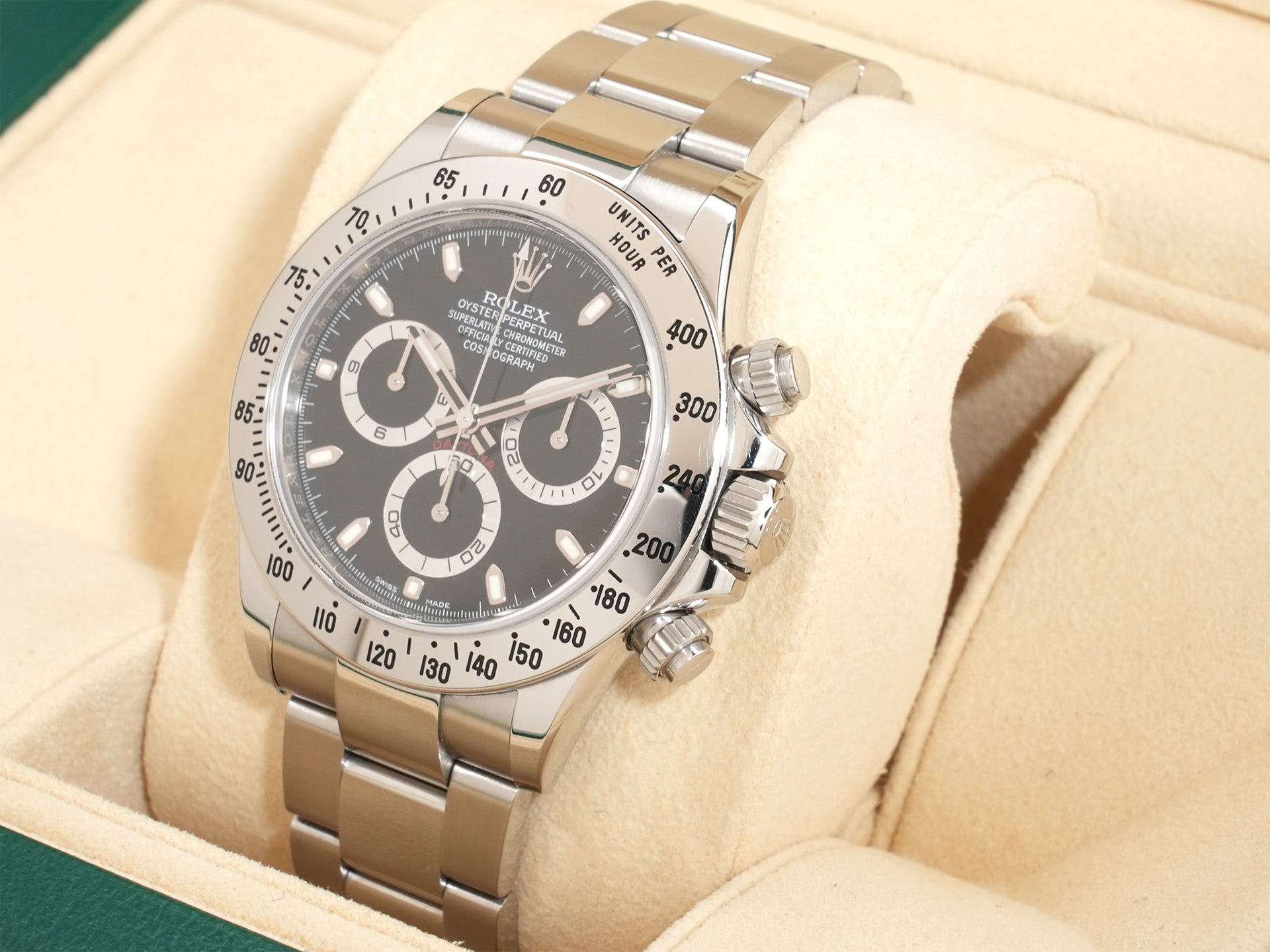 ロレックス デイトナ Ref.116520 SS ブラック文字盤 中古 akkktudi