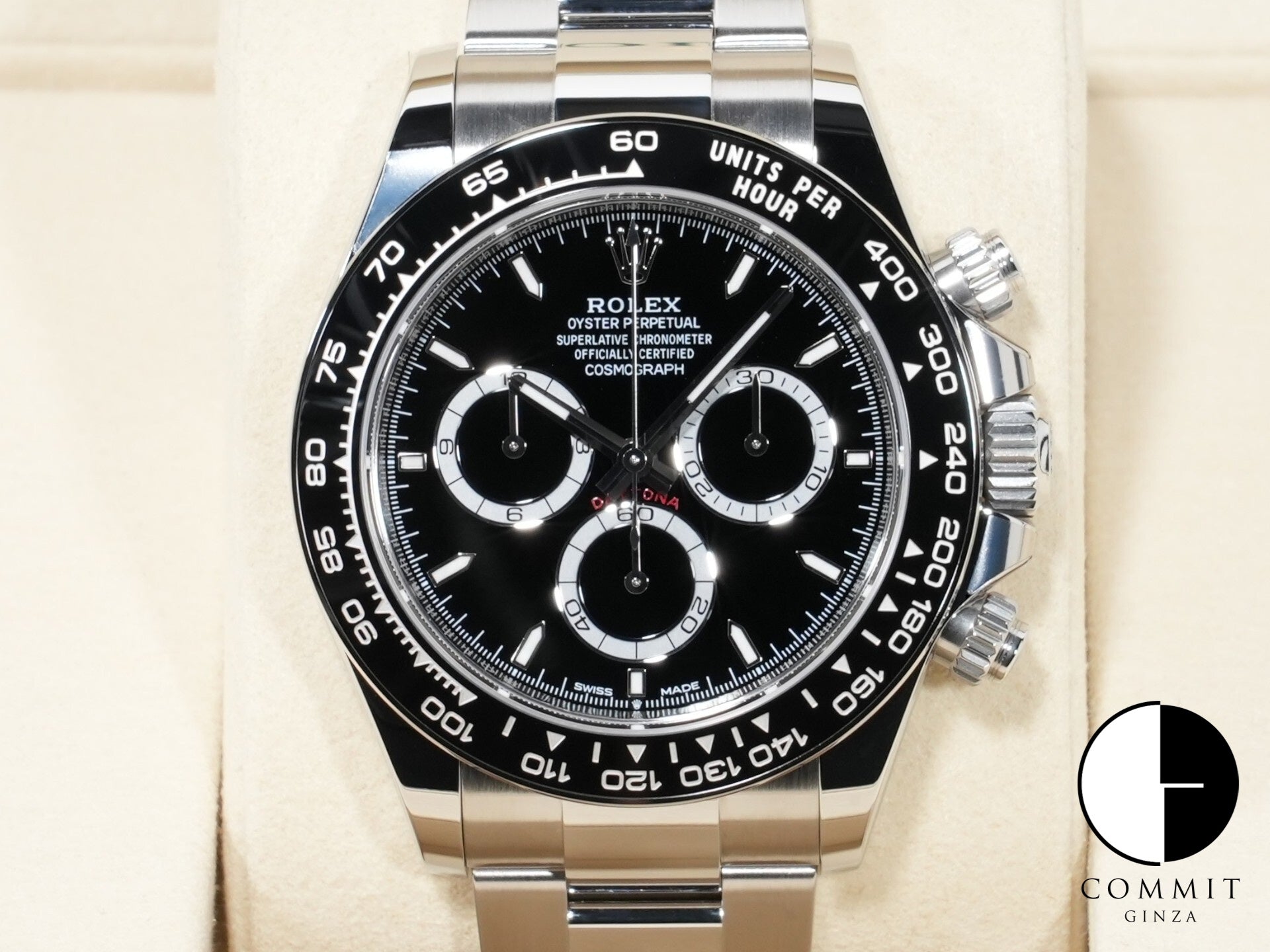ロレックス デイトナ Ref.126500LN SS ブラック文字盤 未使用 2zvfomna