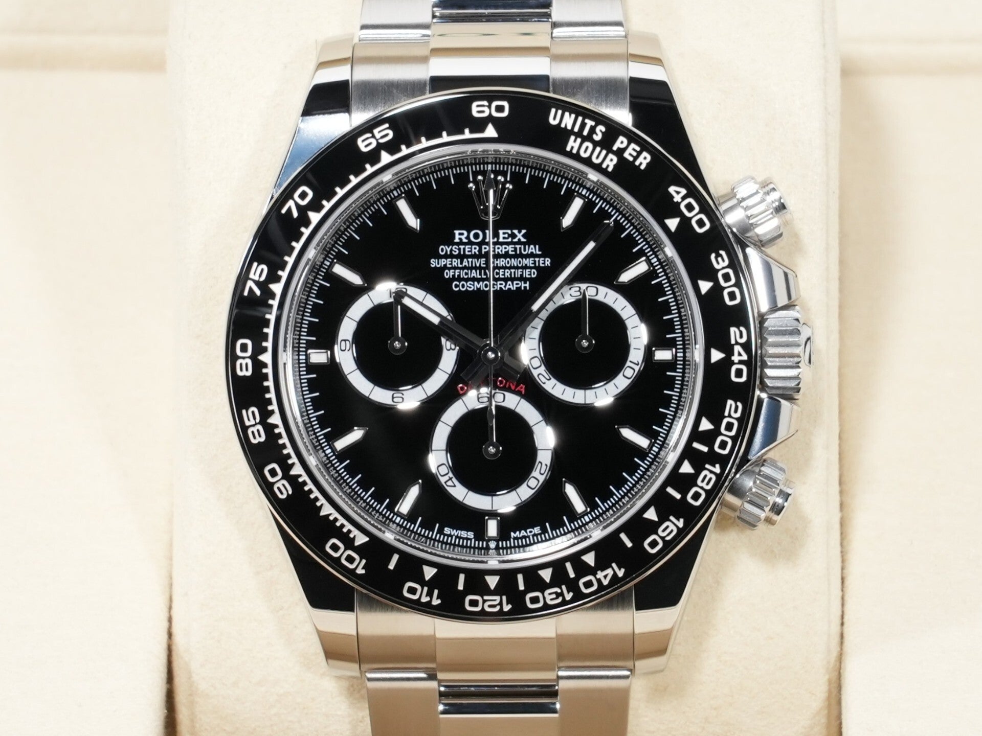 ロレックス デイトナ Ref.126500LN SS ブラック文字盤 未使用 2zvfomna
