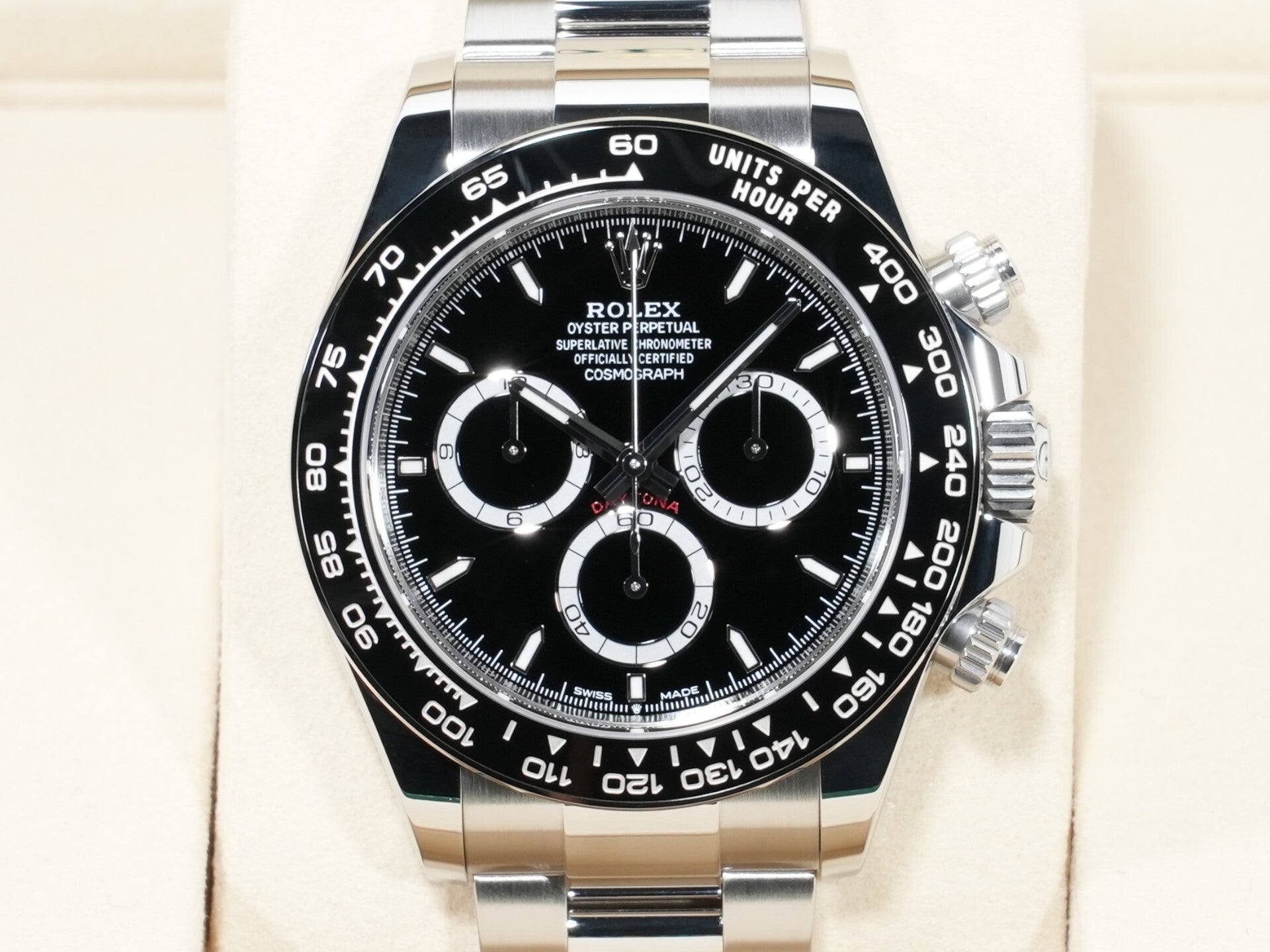 ロレックス デイトナ Ref.126500LN SS ブラック文字盤 未使用 pvff5i8t