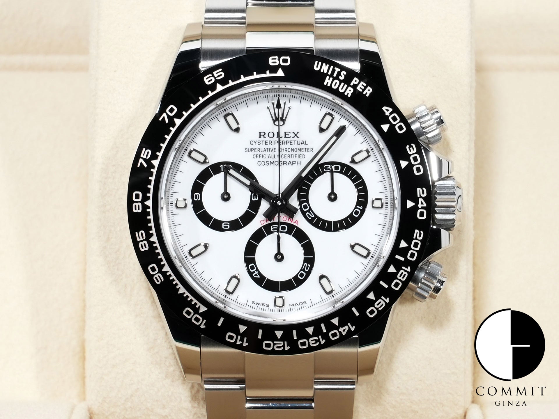 ロレックス デイトナ Ref.116500LN ステンレススチール ホワイト文字盤