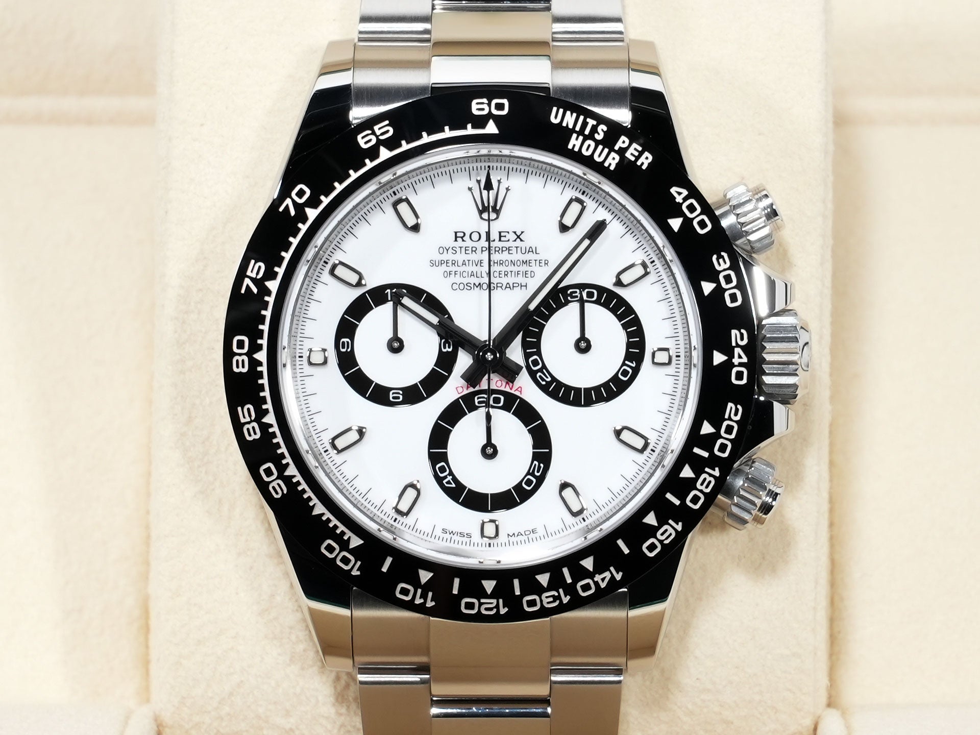 ロレックス デイトナ Ref.116500LN ステンレススチール ホワイト文字盤