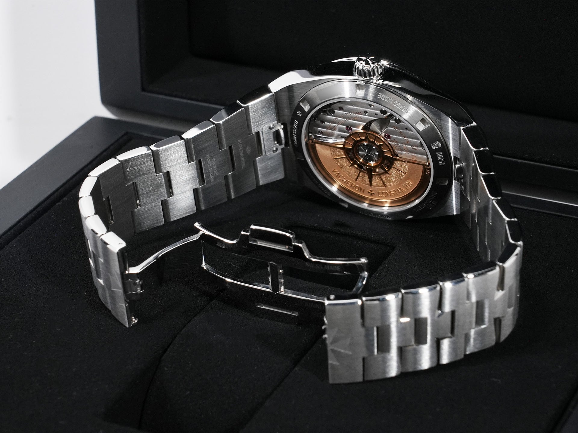 Vacheron Constantin Overseas Ref. 4500V/110A-B128 SS Blue Dial, Pre-owned (Good Condition)  vzwnmqcr