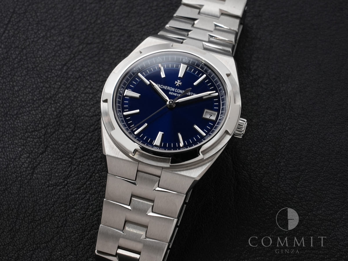 Vacheron Constantin Overseas Ref. 4500V/110A-B128 SS Blue Dial, Pre-owned (Good Condition)  vzwnmqcr