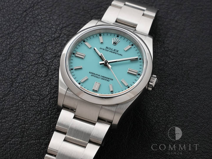 ロレックス オイスターパーペチュアル36 Ref.126000 ステンレススチール ターコイズ文字盤