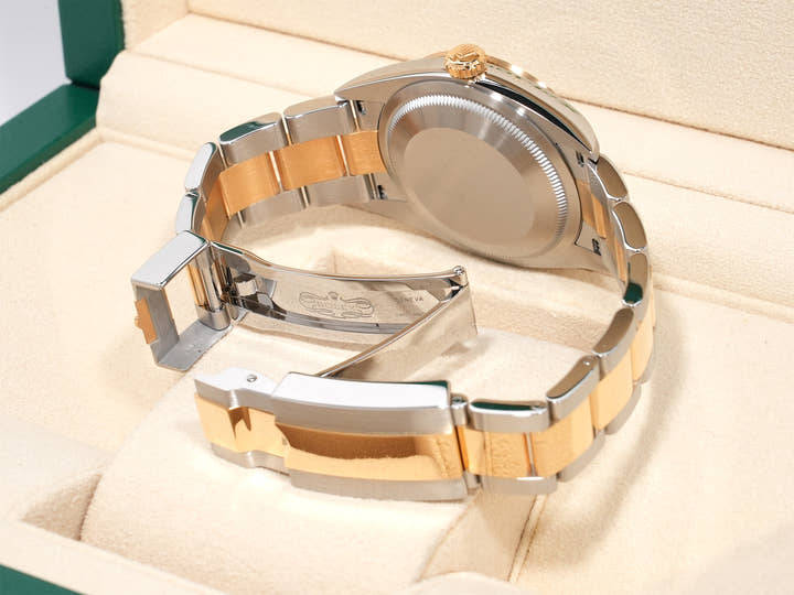 Rolex Explorer 36 Ref. 124273 Stainless Steel/Yellow Gold Black Dial