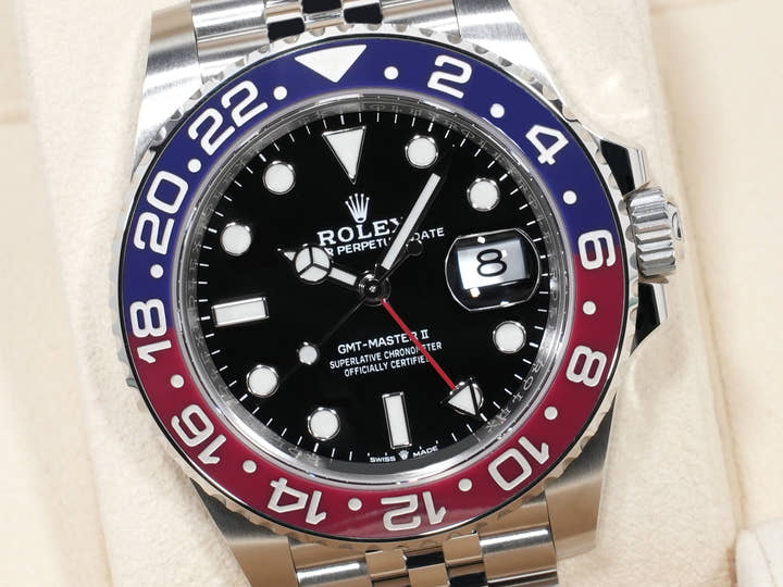 ロレックス GMTマスターII Ref.126710BLRO ステンレススチール ブラック文字盤 ジュビリーブレスレット