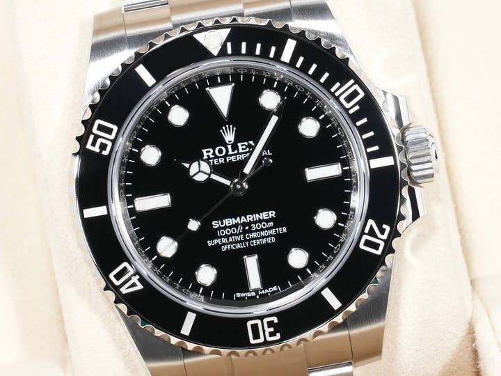 ロレックス サブマリーナー ノンデイト Ref.114060 ステンレススチール ブラック文字盤