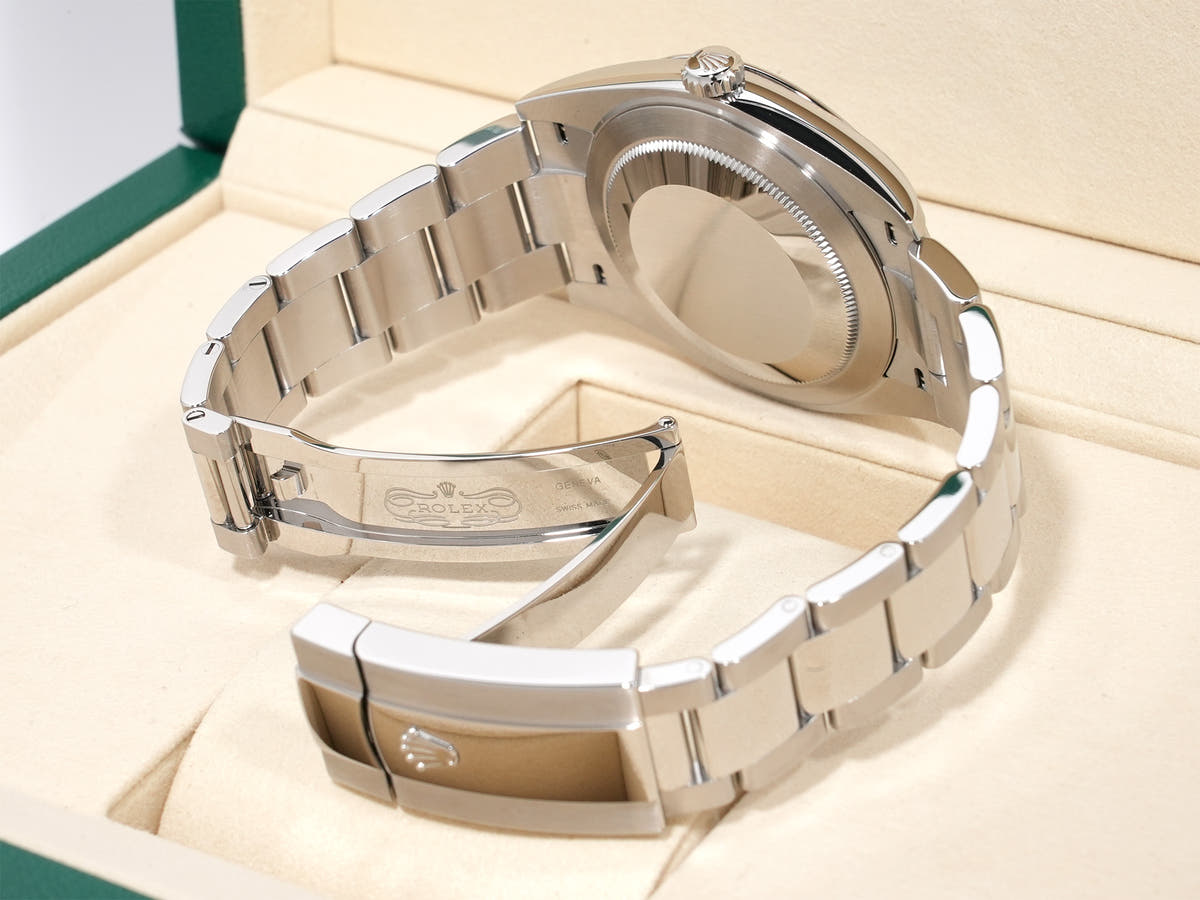 Rolex Datejust 41 Ref. 126300 Stainless Steel Azzurro Blue Dial Oyster Bracelet Unused 998ufc2y