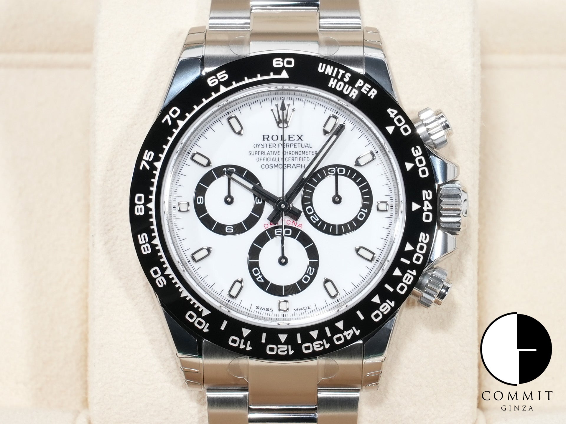 ロレックス デイトナ Ref.116500LN SS ホワイト文字盤 未使用 dw7m7jju