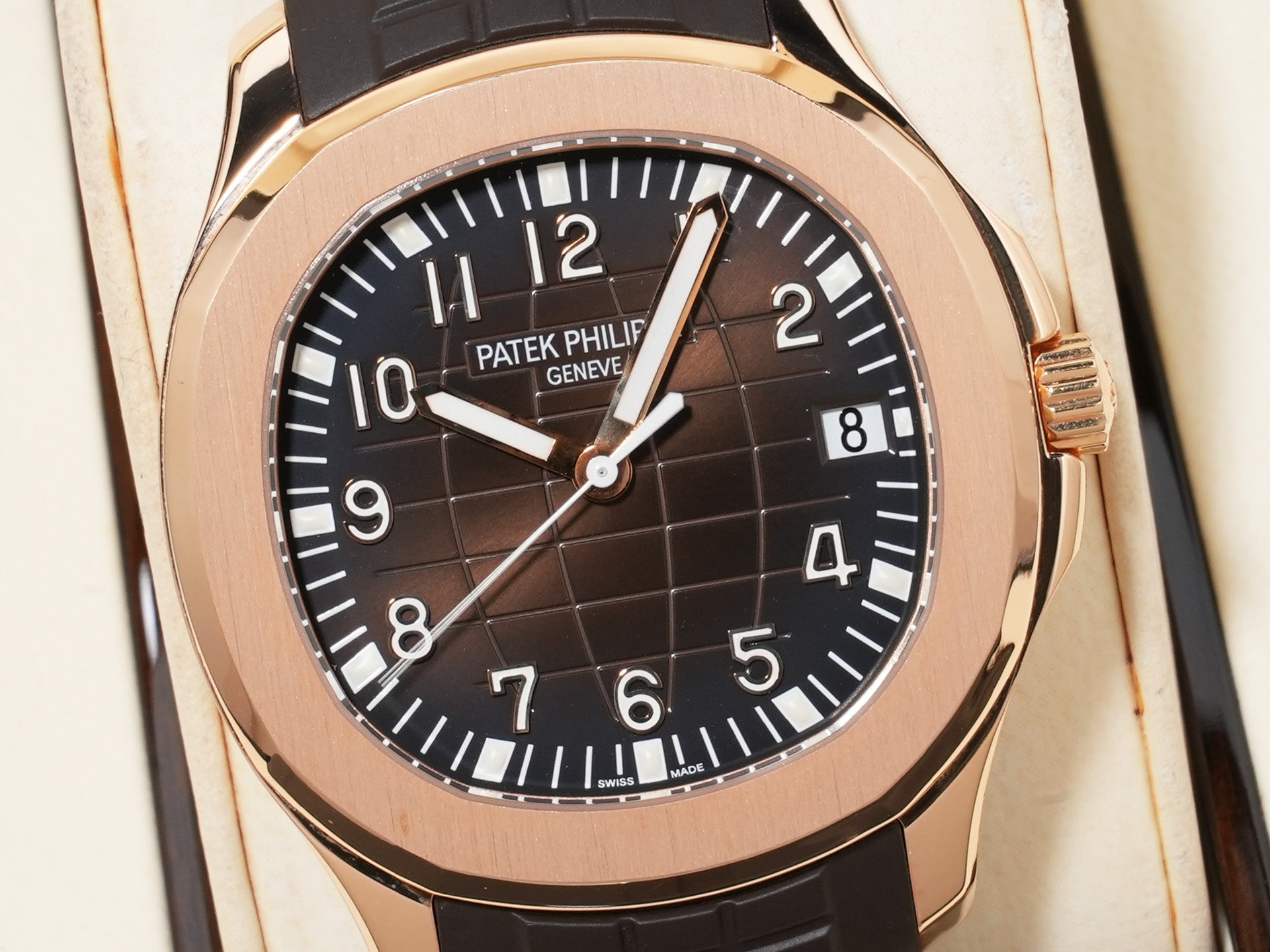 パテックフィリップ アクアノート Ref.5167R-001 18KRG ブラウン文字盤 美品 kfyfnhbt