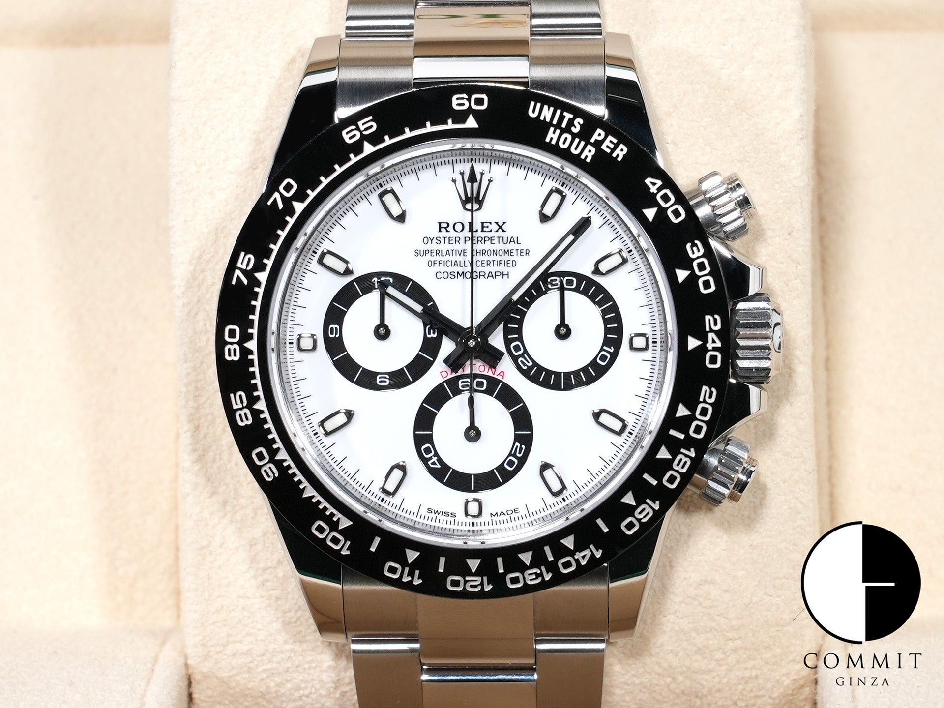 ロレックス デイトナ Ref.116500LN SS ホワイト文字盤 美品 q77fyz4n