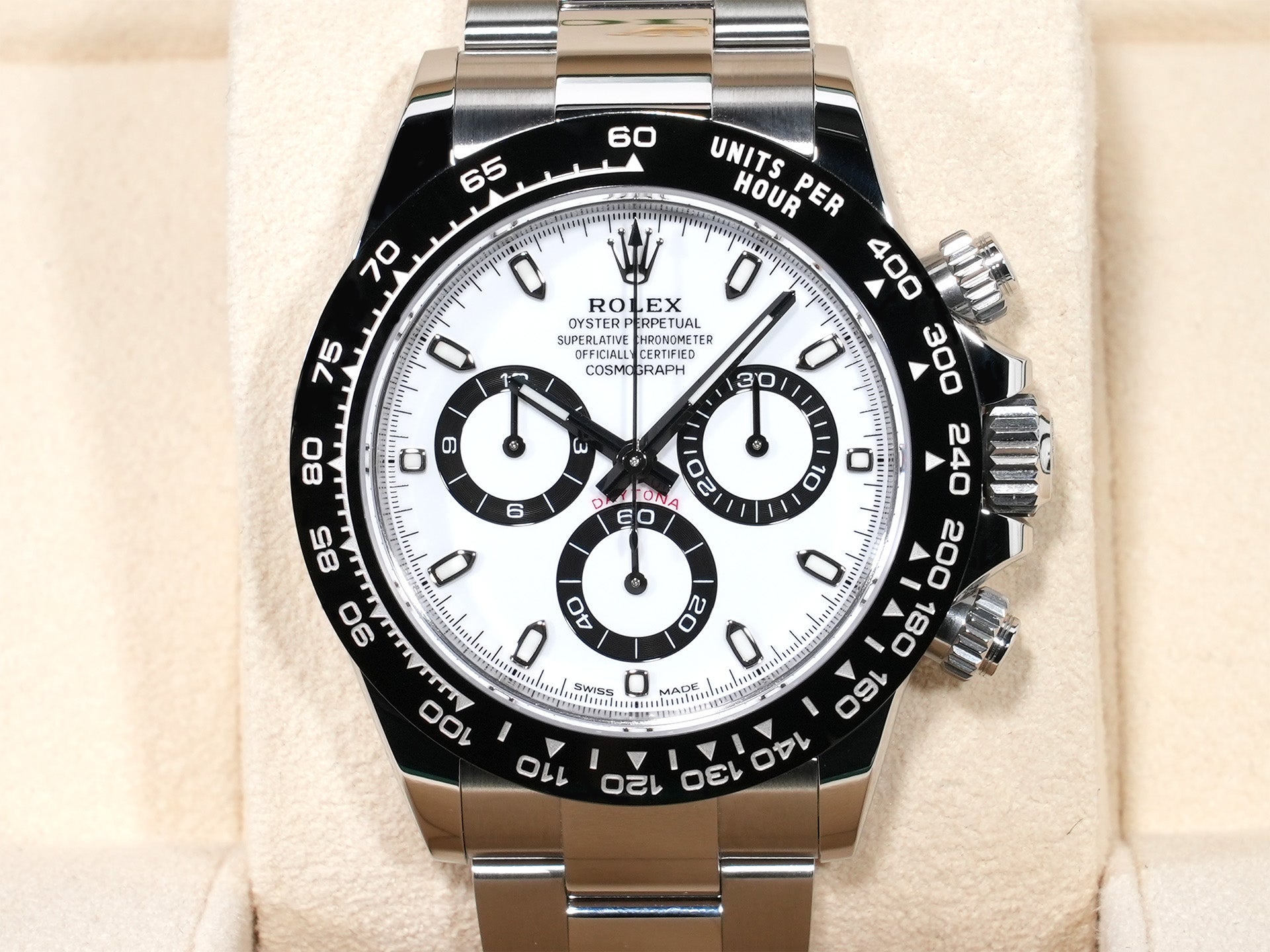ロレックス デイトナ Ref.116500LN SS ホワイト文字盤 美品 q77fyz4n