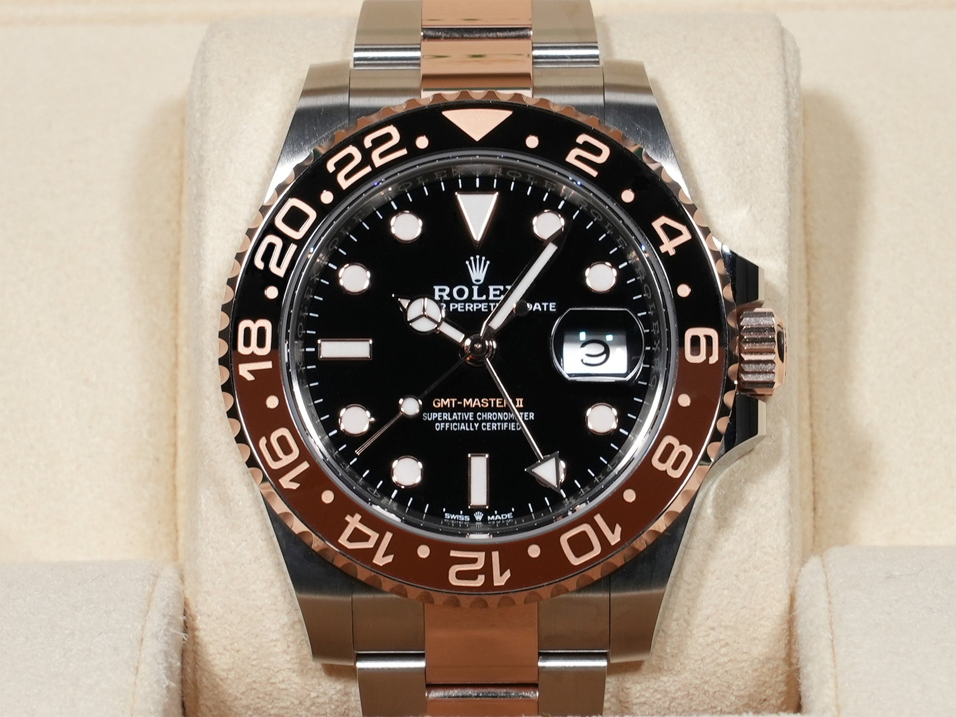 Rolex GMT-Master II Ref. 126711CHNR Stainless Steel/ERG Black Dial Excellent Condition z87mhr8h