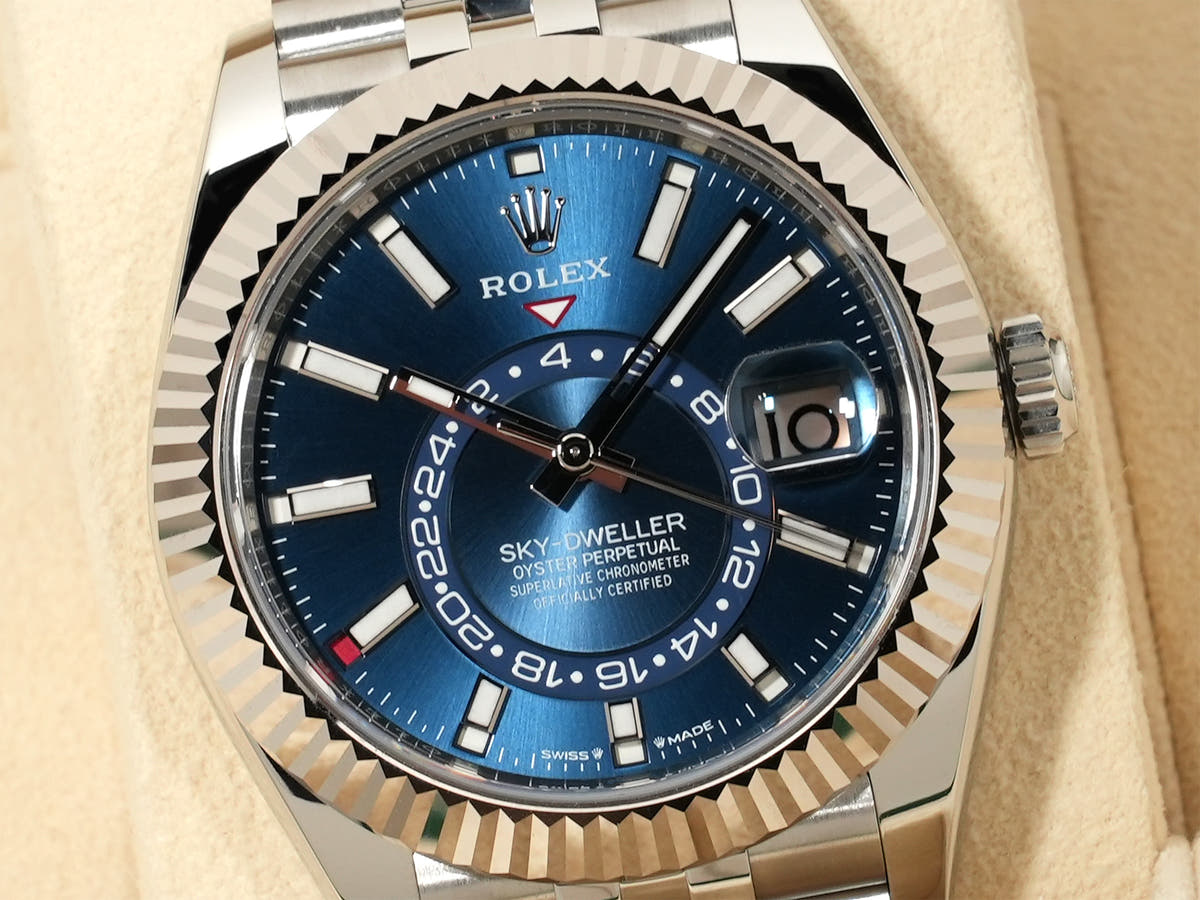 ロレックス スカイドゥエラー Ref.336934 SS/WG ブルー文字盤 ジュビリーブレスレット 未使用 nhowaz4z