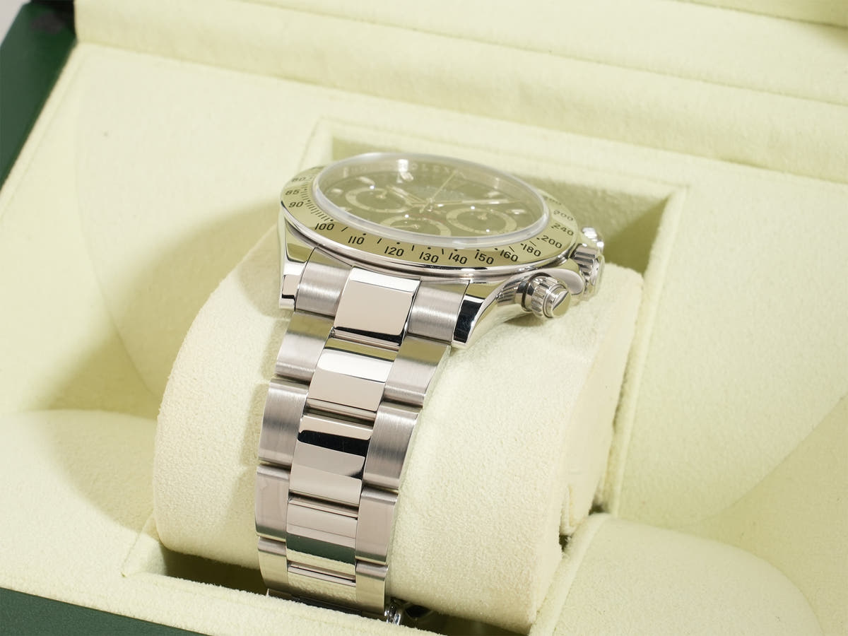 Rolex Daytona Ref. 116520 Stainless Steel Black Dial Pre-owned wddt72w4