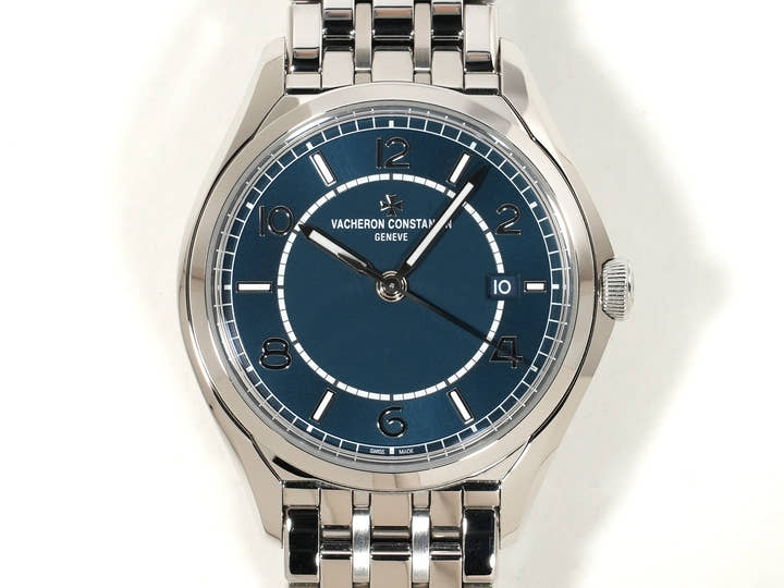 ヴァシュロンコンスタンタン フィフティーシックス オートマティック Ref.4600E/110A-B487 ステンレススチール ブルー文字盤 中古 5no2ejyb