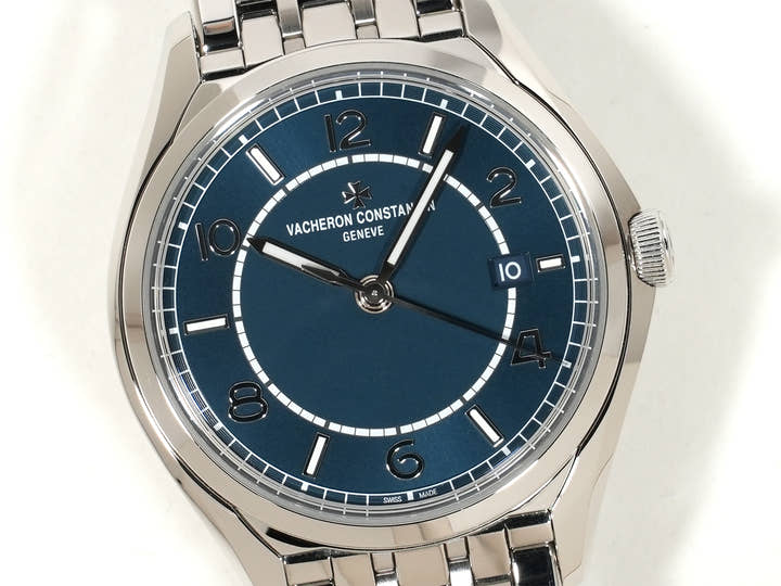 ヴァシュロンコンスタンタン フィフティーシックス オートマティック Ref.4600E/110A-B487 ステンレススチール ブルー文字盤 中古 5no2ejyb