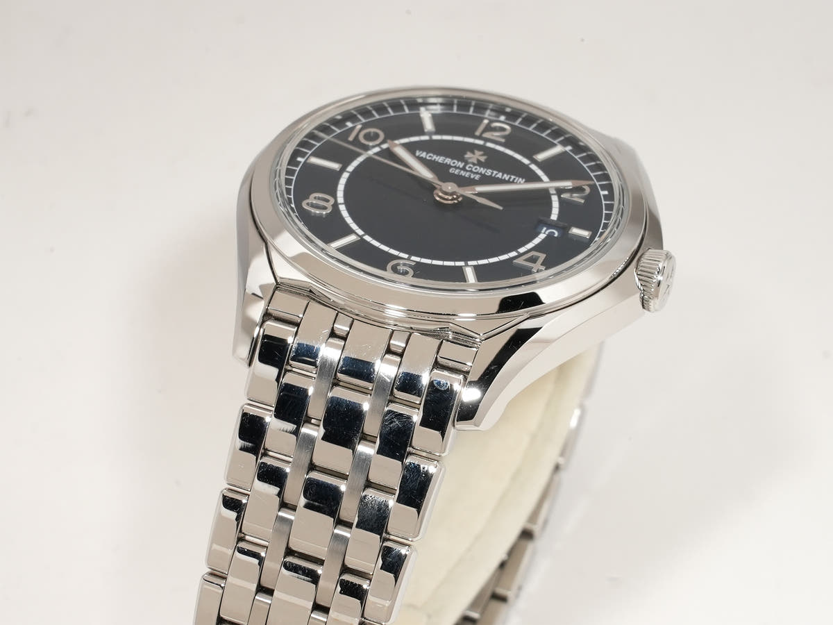 ヴァシュロンコンスタンタン フィフティーシックス オートマティック Ref.4600E/110A-B487 SS ブルー文字盤 中古 5no2ejyb